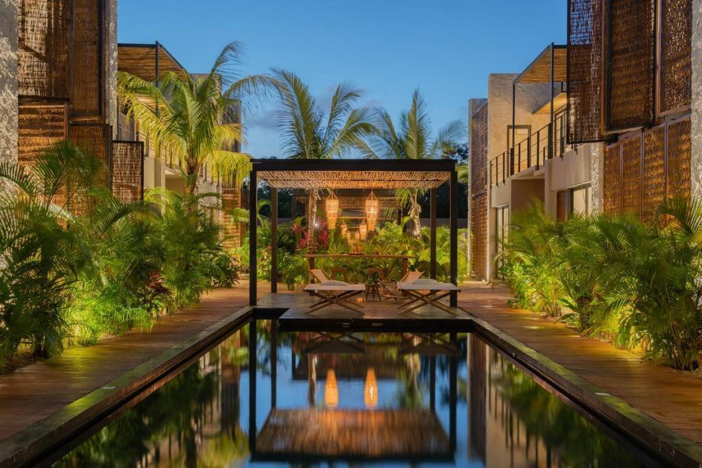 图卢姆Departamento Boho Chic, Alberca Privada , Centrico公寓 外观 照片