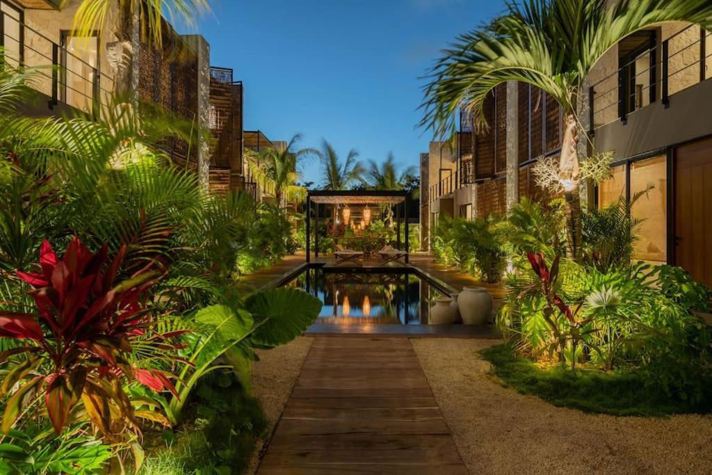 图卢姆Departamento Boho Chic, Alberca Privada , Centrico公寓 外观 照片