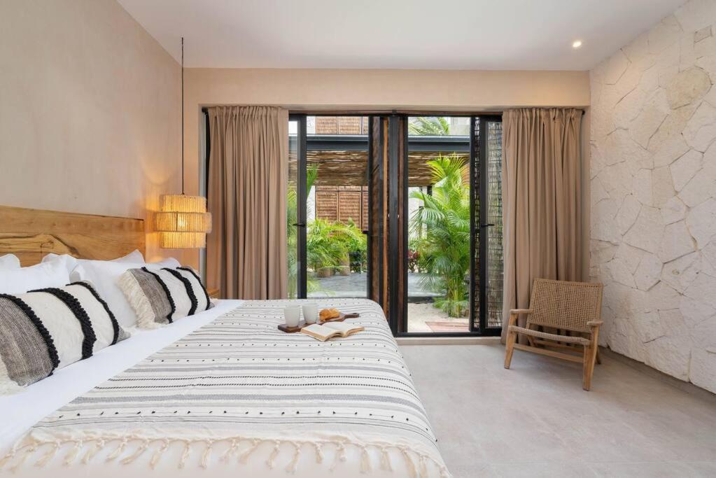 图卢姆Departamento Boho Chic, Alberca Privada , Centrico公寓 外观 照片