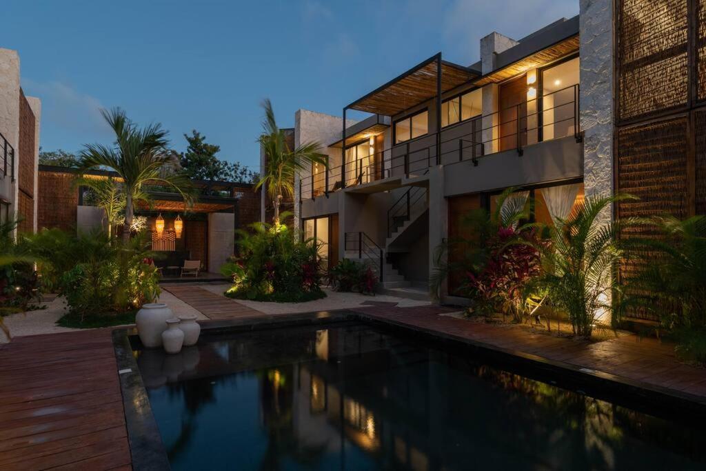 图卢姆Departamento Boho Chic, Alberca Privada , Centrico公寓 外观 照片
