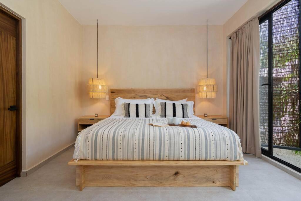 图卢姆Departamento Boho Chic, Alberca Privada , Centrico公寓 外观 照片