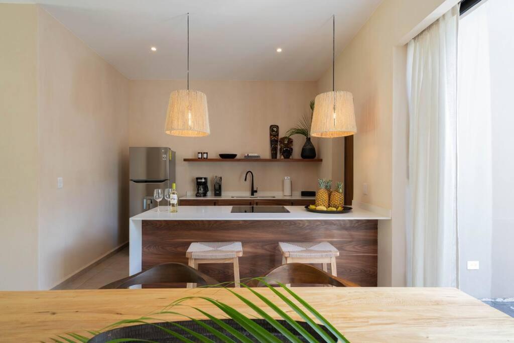 图卢姆Departamento Boho Chic, Alberca Privada , Centrico公寓 外观 照片
