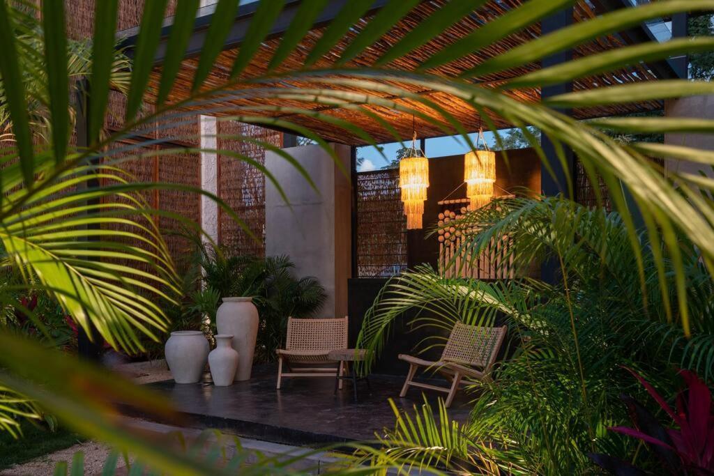 图卢姆Departamento Boho Chic, Alberca Privada , Centrico公寓 外观 照片