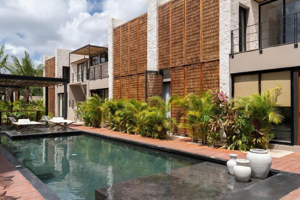 图卢姆Departamento Boho Chic, Alberca Privada , Centrico公寓 外观 照片